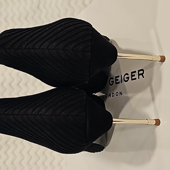 NEW Kurt Geiger London Barbican Black Sock Boot - Picture 7 of 8